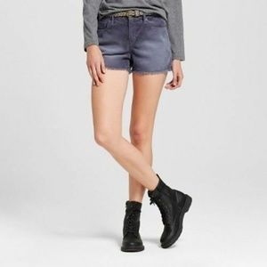Mossimo Gray High Rise  Cut off Corduroy Short 12